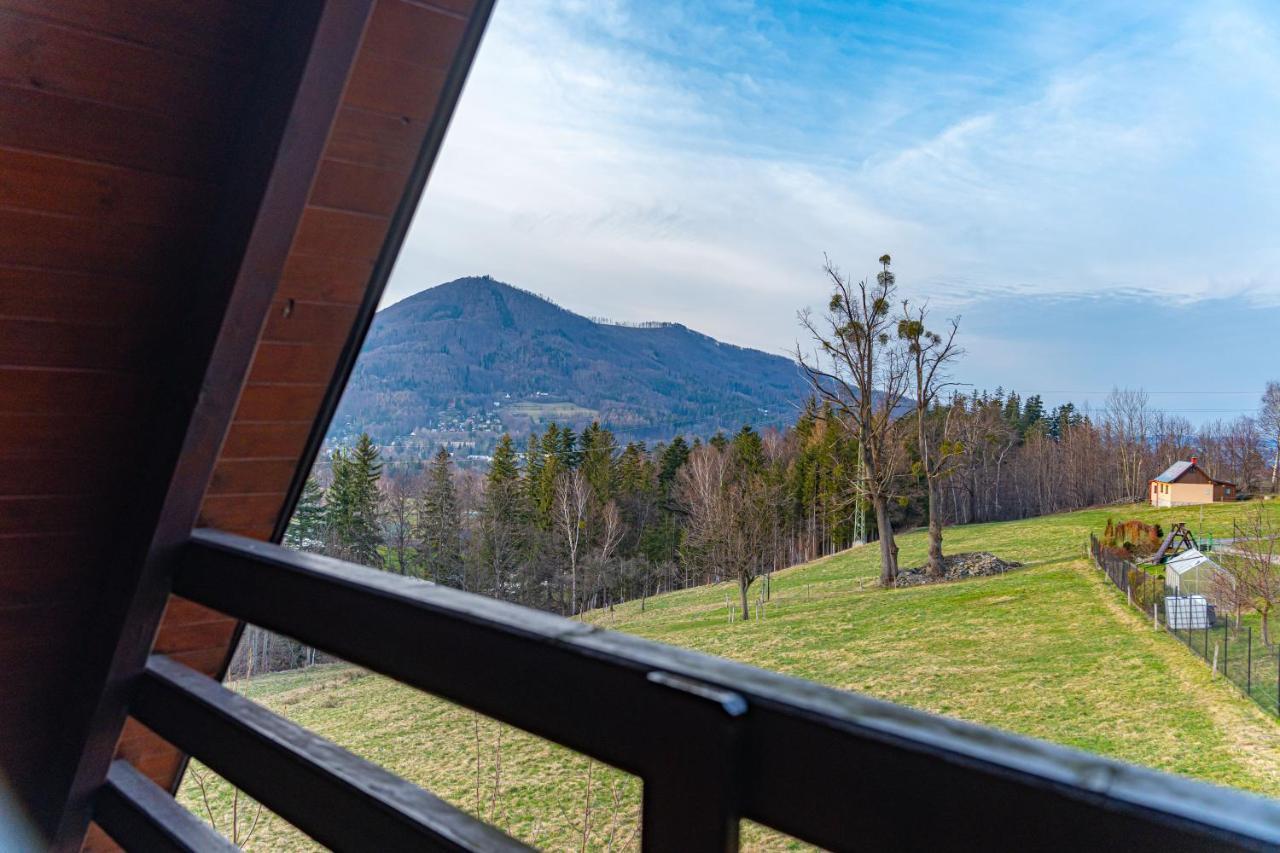 Chata S Luxusnim Vyhledem A Bazenem Villa Kunčice pod Ondřejníkem Exterior foto